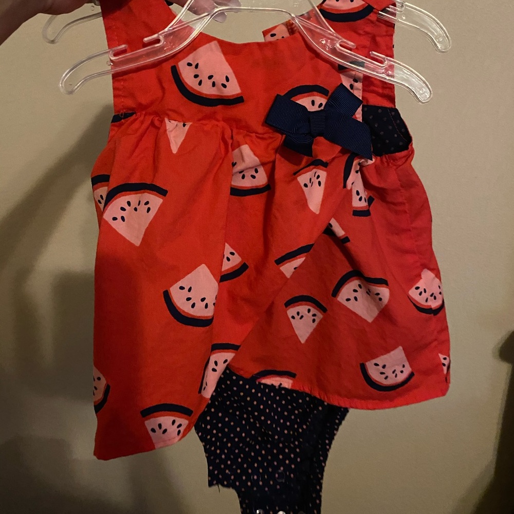 Baby watermelon romper
